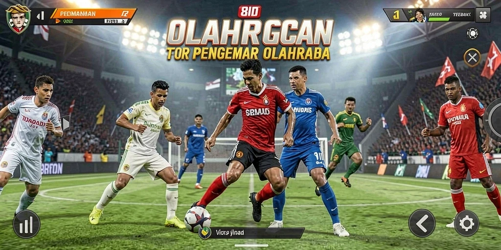 Tampilan gameplay menarik dalam 8ID dengan aksi olahraga seru.