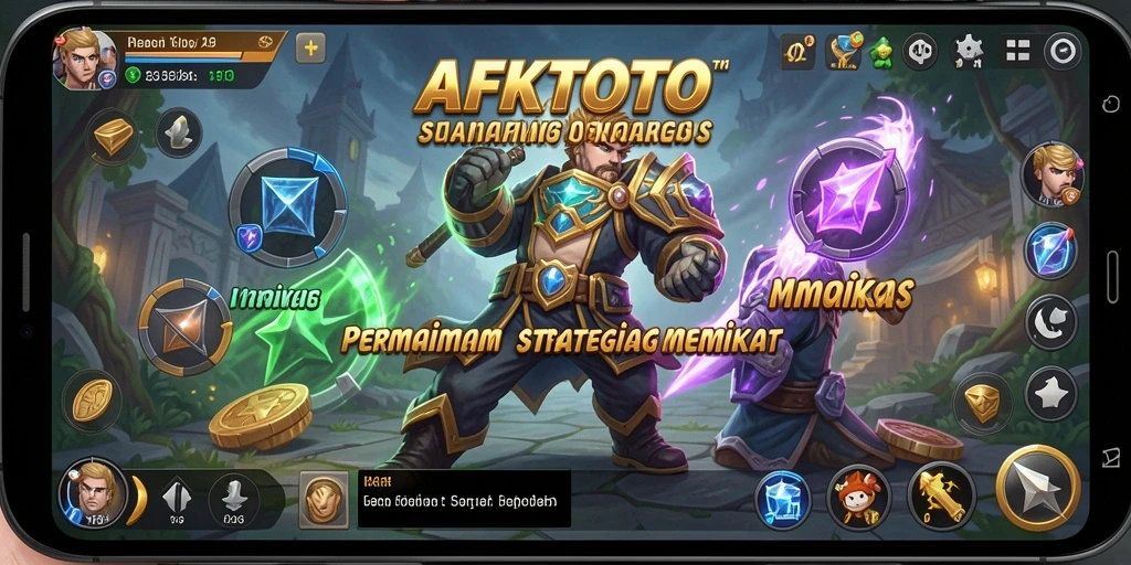 Tampilan menawan dari gameplay AFKTOTO yang penuh strategi.