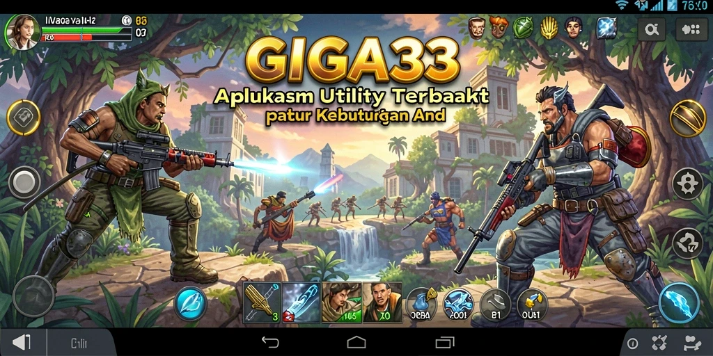 Tampilan antarmuka GIGA33 yang modern dan fungsional.
