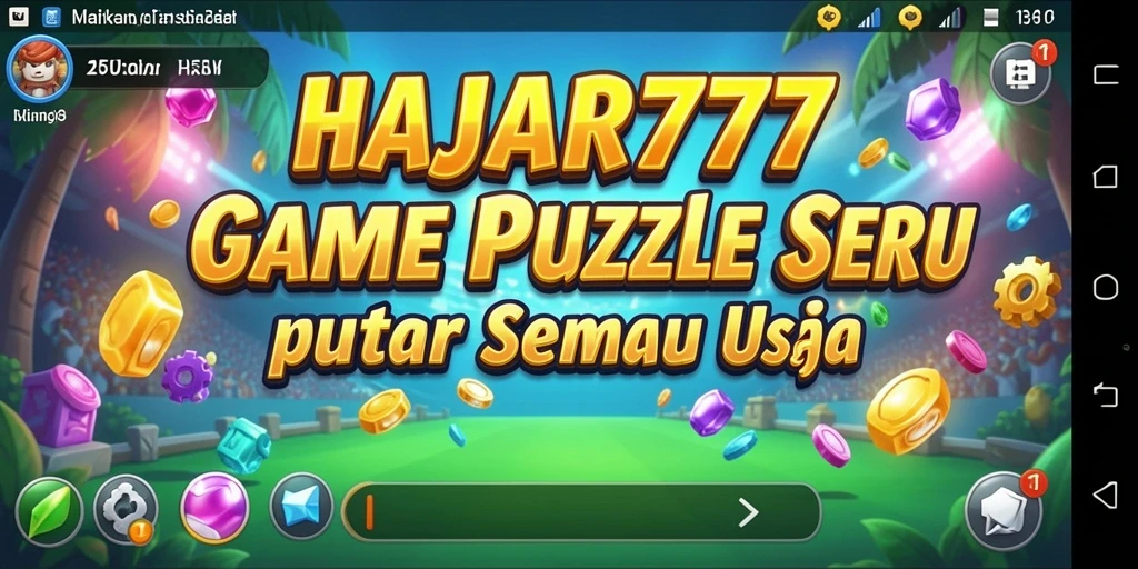 Tampilan gameplay Puzzle yang menarik dan penuh warna.