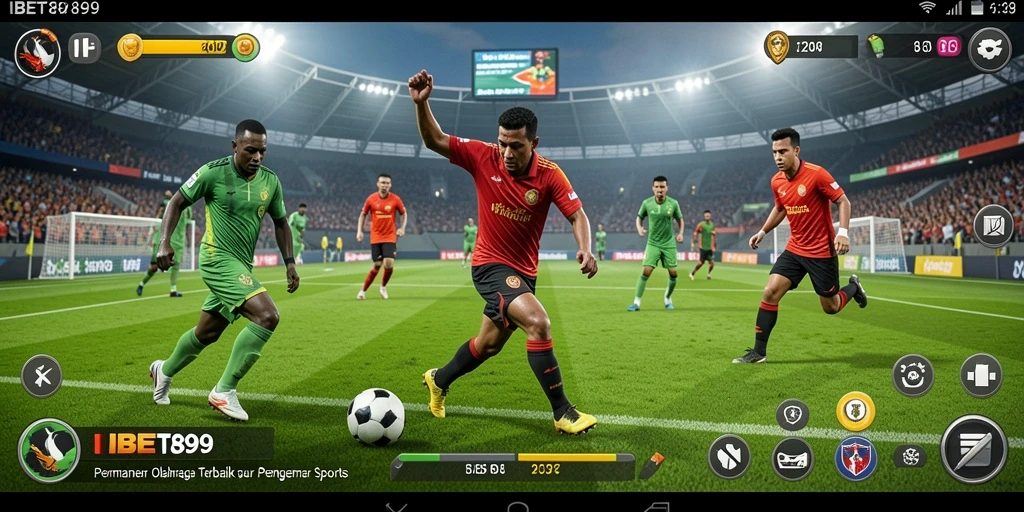 Tangkapan layar IBET899 menampilkan gameplay menarik olahraga.