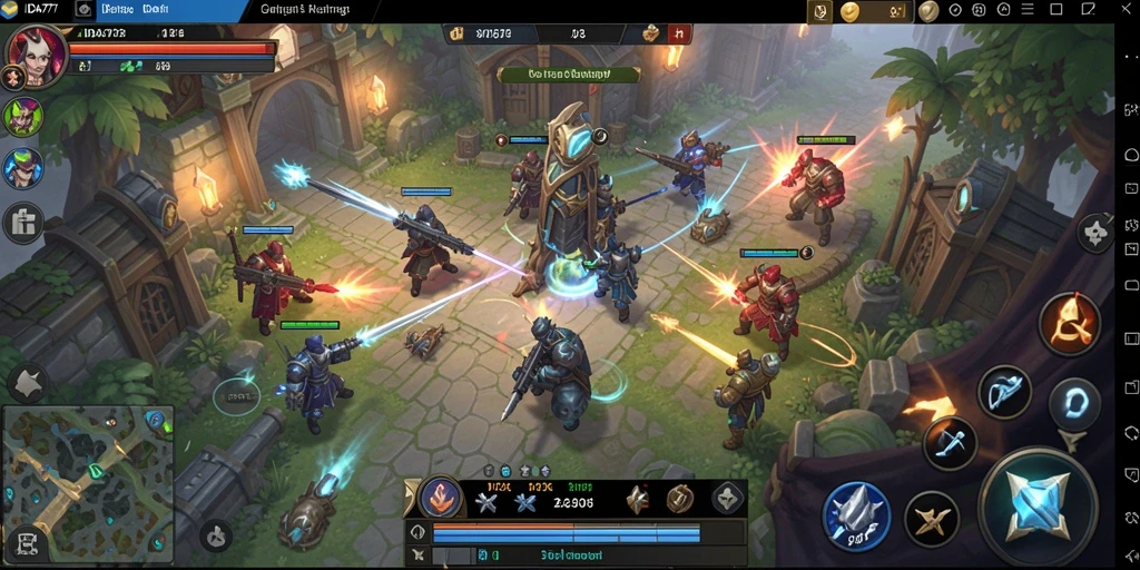 Tampilan gameplay strategi yang mendebarkan dalam IDA777.