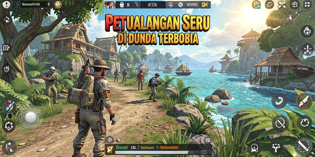 Screenshot gameplay <strong>JKTOK</strong> menampilkan petualangan seru di dunia Open World.