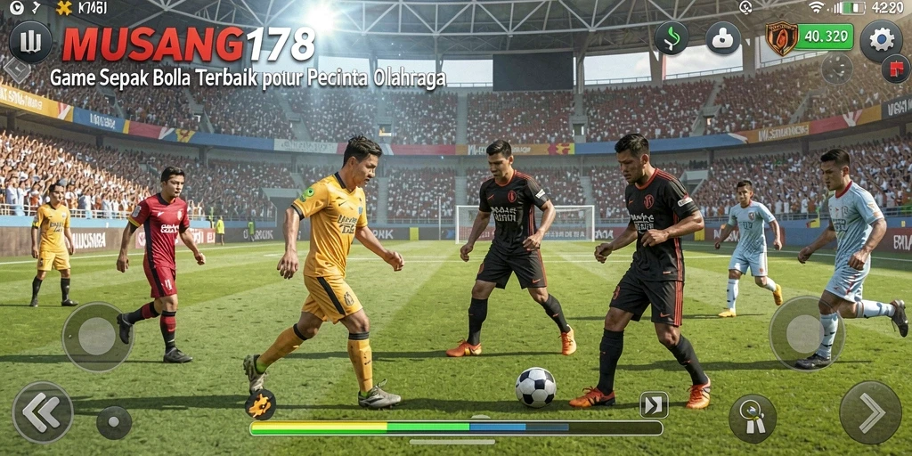 Tampilan menarik dari gameplay <strong>MUSANG178</strong> saat aksi di lapangan sepak bola.