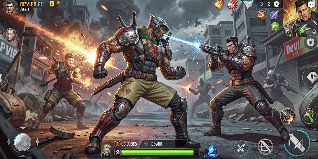 Tampilan menakjubkan dari gameplay Action RPVIP6 yang mendebarkan.