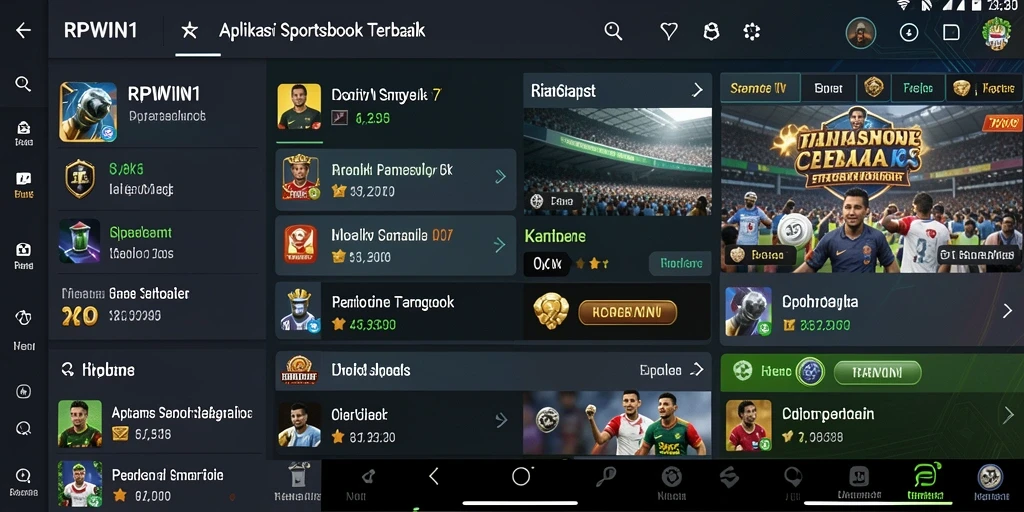 Screenshot utama RPWIN1 menampilkan antarmuka taruhan yang menarik dan interaktif.