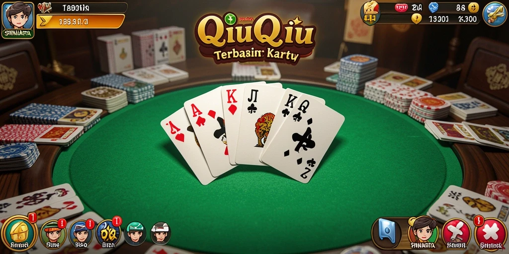 Screenshot gameplay QiuQiu SPINHARTA yang menarik dan mengasyikkan.