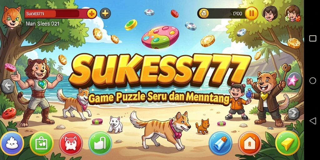 Gameplay seru dan menantang dari SUKSES777 dalam puzzle.