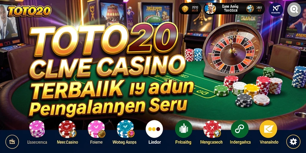Tampilan gameplay Live Casino yang interaktif dan seru di TOTO20.