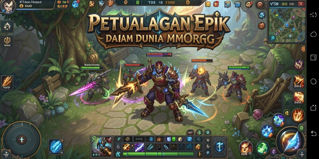 Gameplay VT38 yang menarik dengan dunia fantasi yang luas.